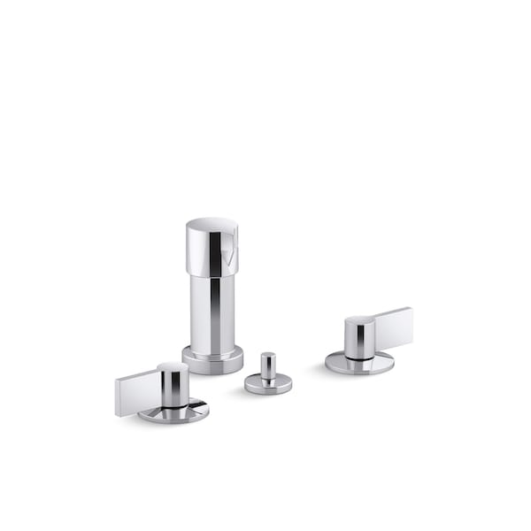 Kohler Components Widespread Bidet Faucet With Lever Handles 77983-4-CP - main